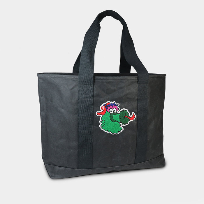 Philadelphia Phillies Phanatic Black Canvas Boat Tote