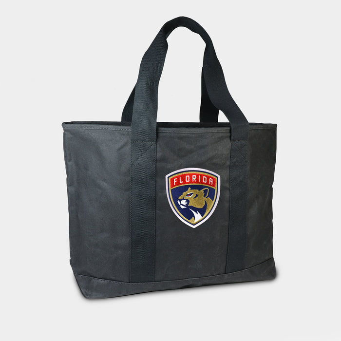 Florida Panthers Black Canvas Boat Tote