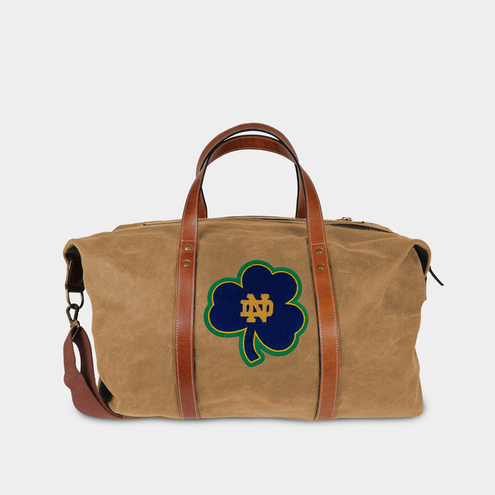 Notre Dame Fighting Irish ND Clover Canvas Field Bag