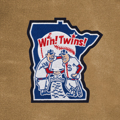 Minnesota Twins Cooperstown Collection "Win! Twins!" Waxed Canvas Tote