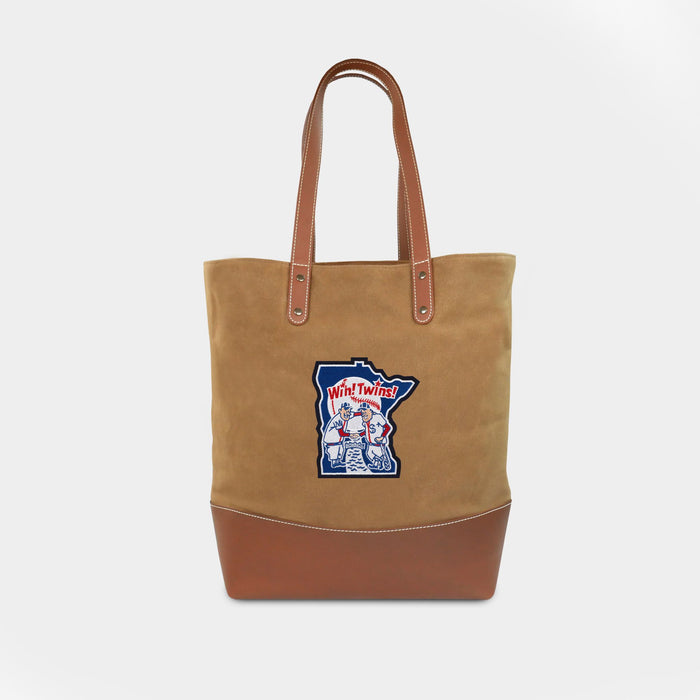 Minnesota Twins Cooperstown Collection "Win! Twins!" Canvas Tote