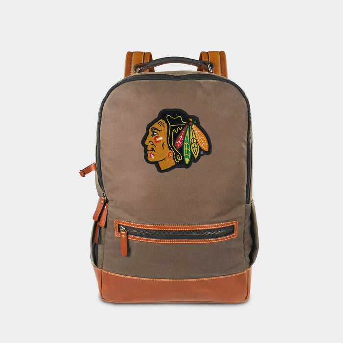 Chicago Blackhawks Pro Waxed Canvas Backpack