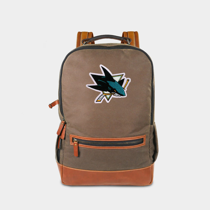 San Jose Sharks Pro Waxed Canvas Backpack