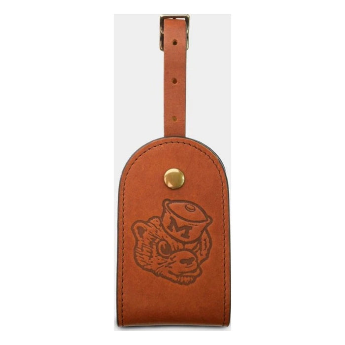 Michigan Wolverines Vintage Luggage Tag