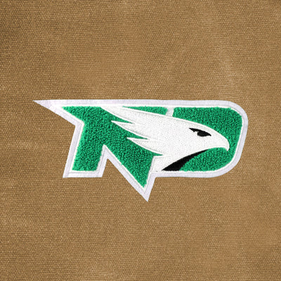 North Dakota Fighting Hawks Waxed Canvas Dopp Kit