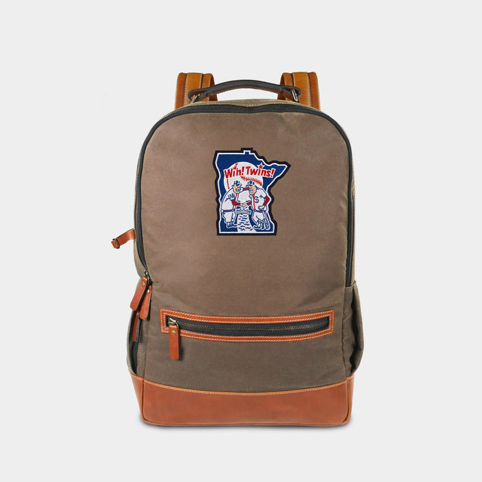 Minnesota Twins Vintage Pro Waxed Canvas Backpack