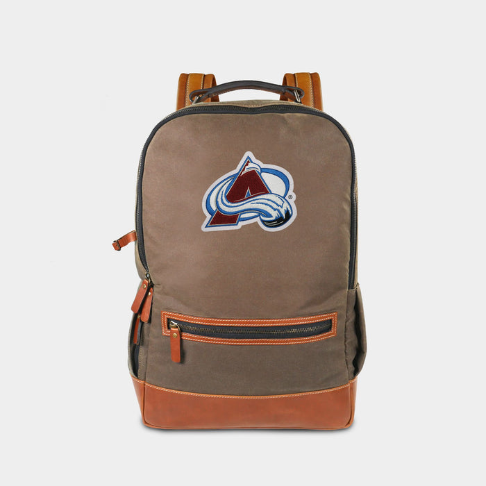 Colorado Avalanche Pro Waxed Canvas Backpack