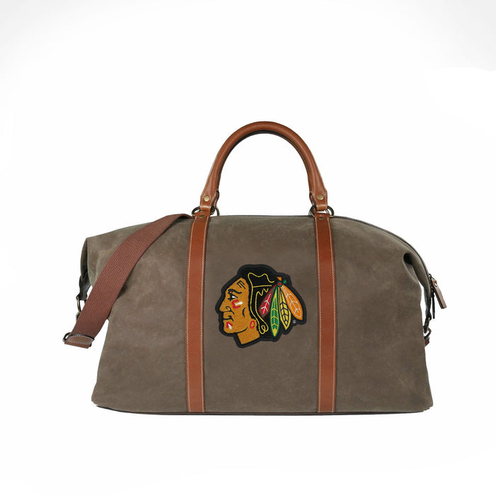 Chicago Blackhawks Pro Waxed Canvas Duffle Bag