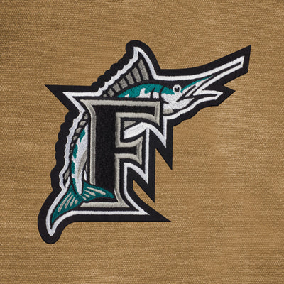 Miami Marlins Cooperstown Collection Waxed Canvas Tote