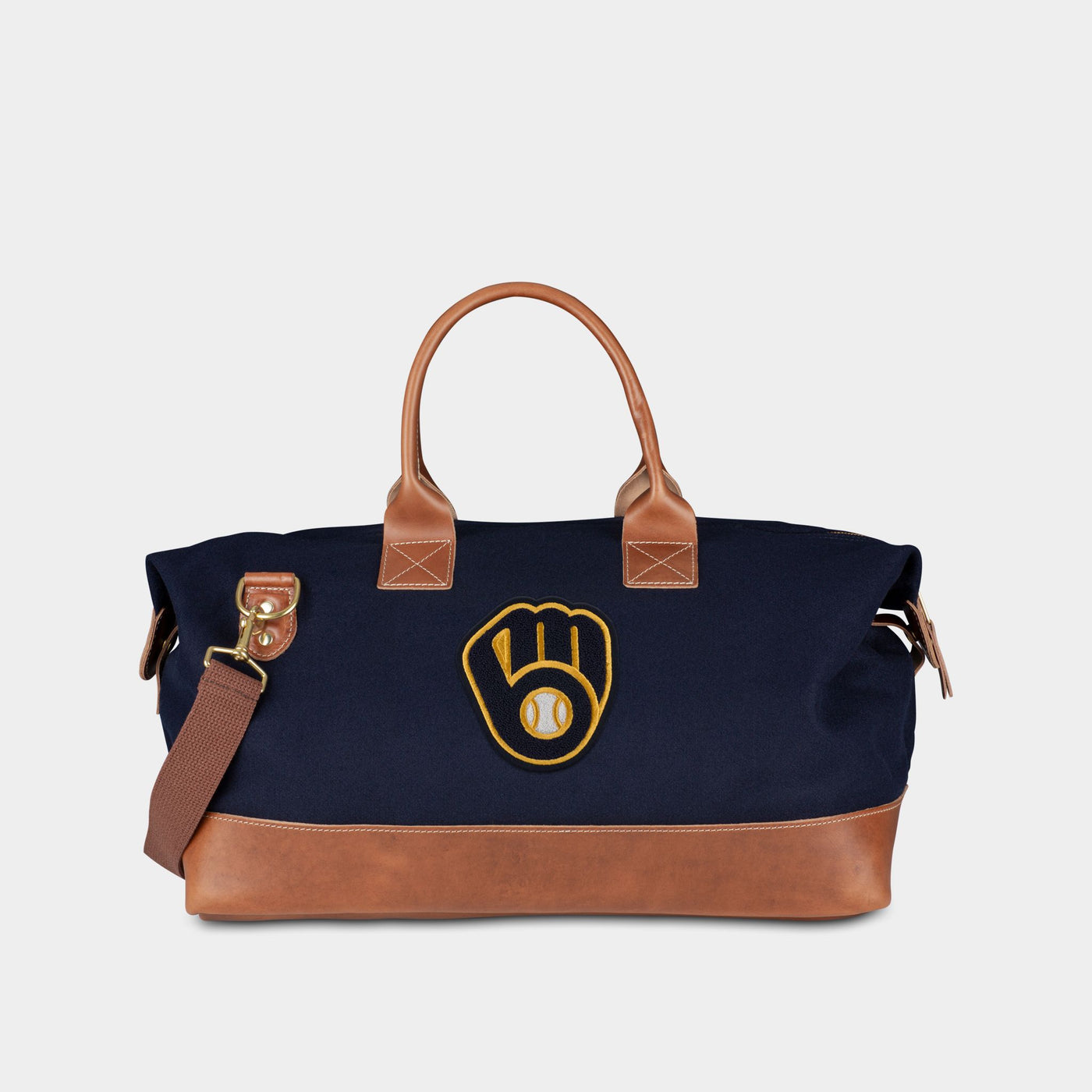 Milwaukee Brewers "Ball-in-Glove" Weekender Duffle Bag