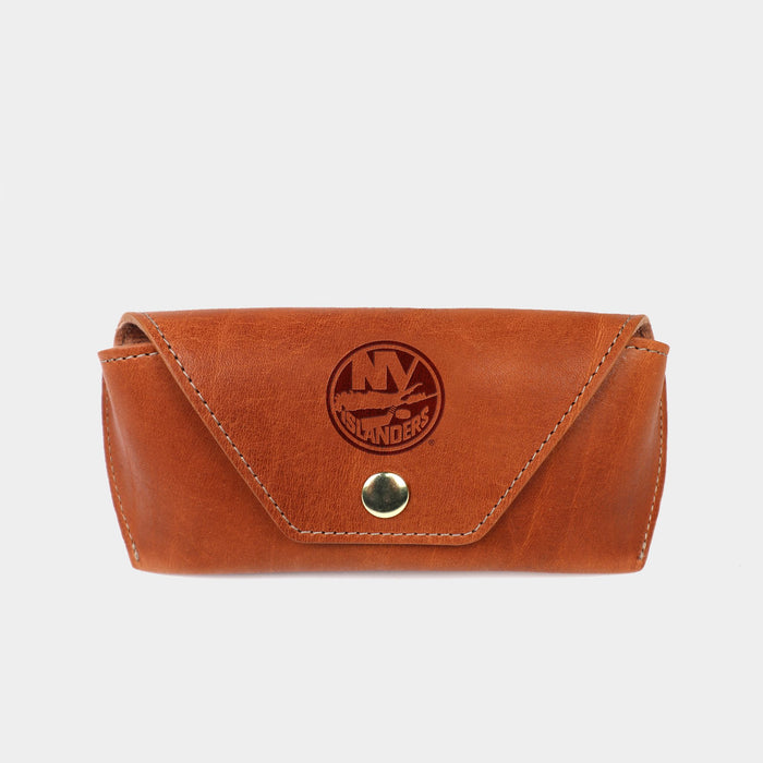 New York Islanders Leather Glasses / Sunglasses Snap Case