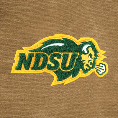 North Dakota State Bison Waxed Canvas Dopp Kit