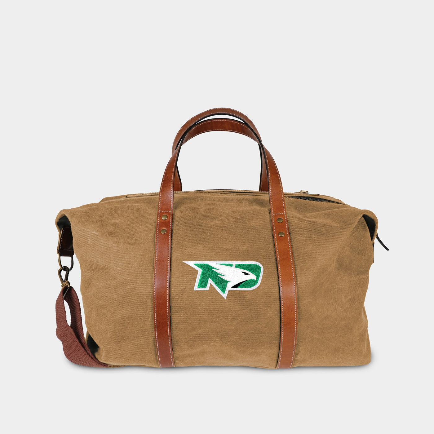 North Dakota Fighting Hawks Waxed Canvas Field Bag