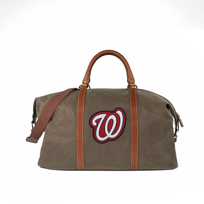 Washington Nationals Pro Waxed Canvas Duffle Bag