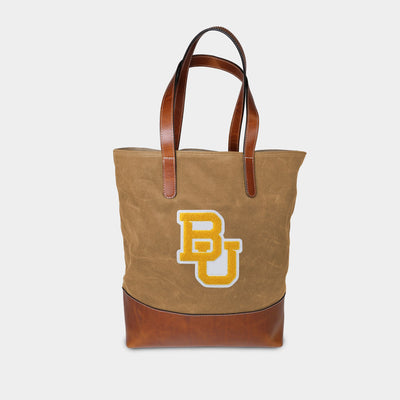 Baylor Bears Waxed Canvas Tote