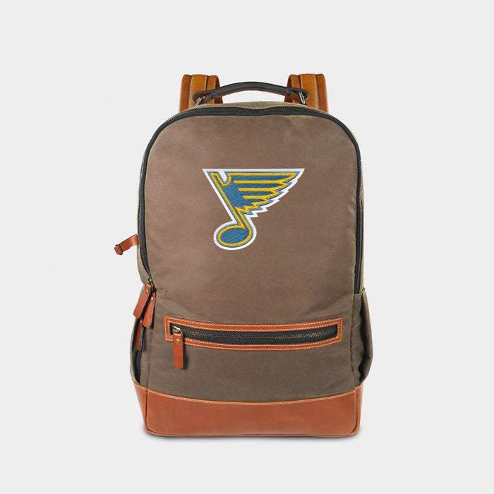St. Louis Blues Pro Waxed Canvas Backpack