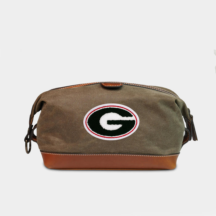 Georgia Bulldogs "G" Pro Waxed  Canvas Dopp Kit
