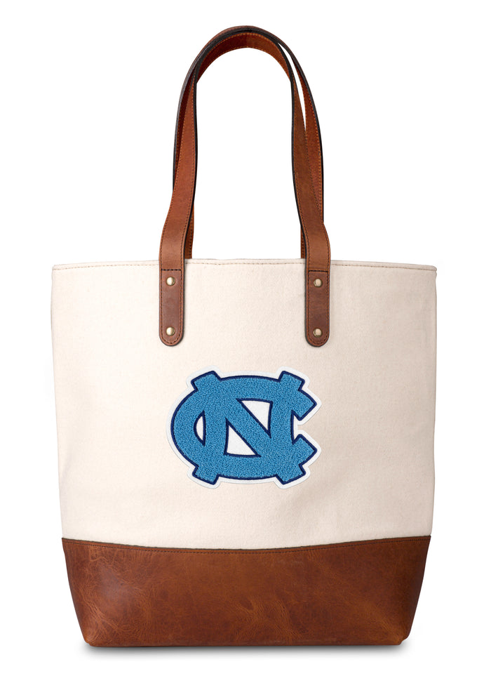 North Carolina Tar Heels "NC" Cream Tote