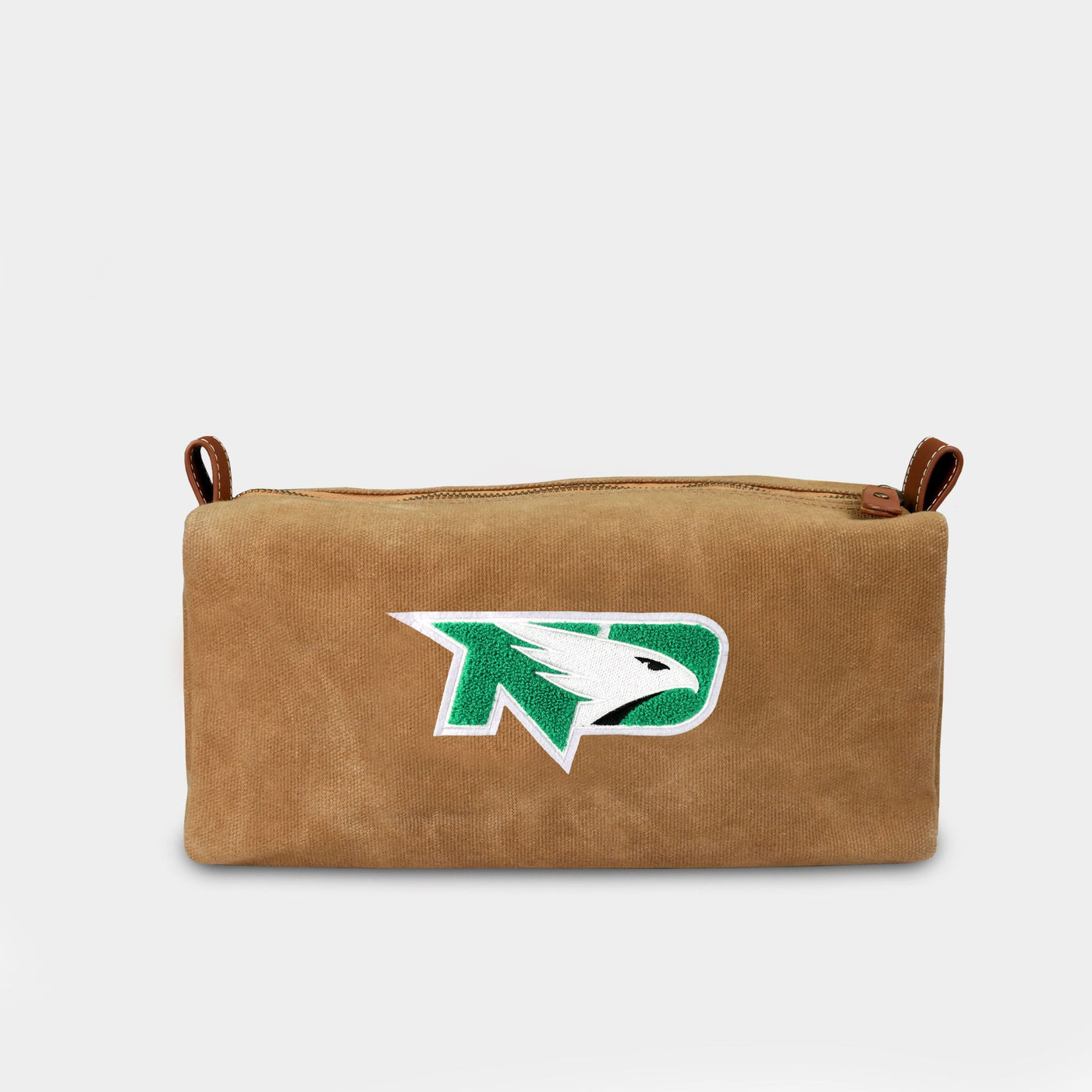 North Dakota Fighting Hawks Waxed Canvas Dopp Kit