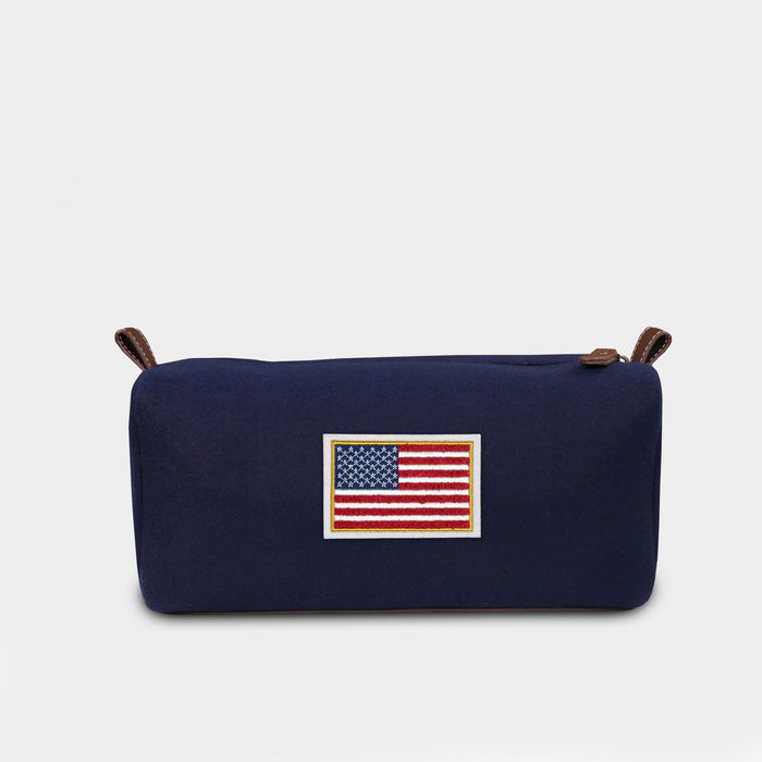 Heritage Gear USA American Flag Woolen Dopp Kit