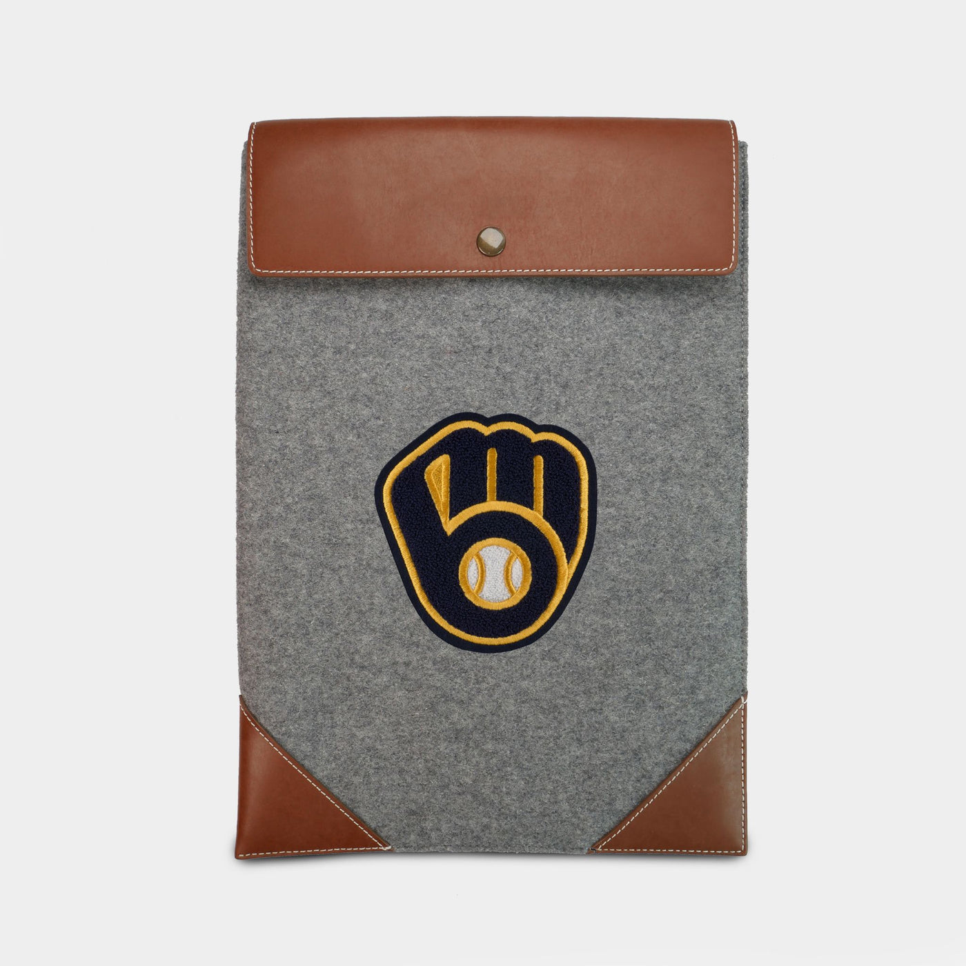Milwaukee Brewers "Ball-in-Glove" Laptop Folio Sleeve