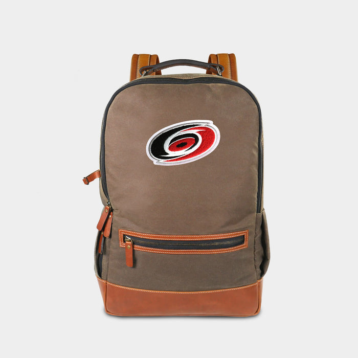Carolina Hurricanes Pro Waxed Canvas Backpack