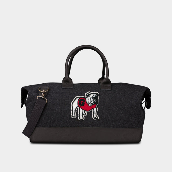 Georgia Bulldogs Black Duffle Bag