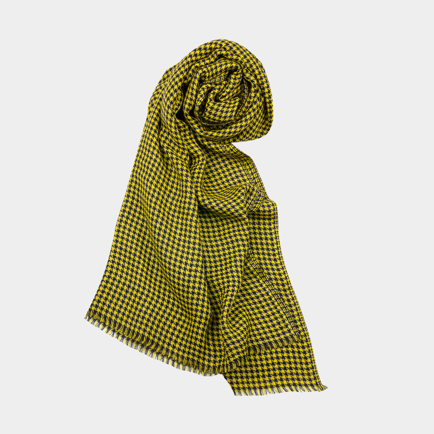 Wolverines Colors Yellow & Navy Cashmere Wrap | Heritage Gear