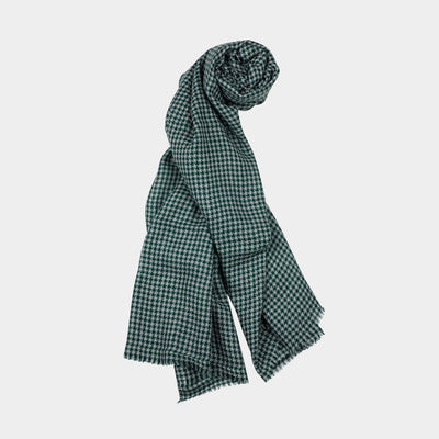Spartans Colors Green & Grey Cashmere Wrap | Heritage Gear