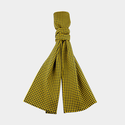 Wolverines Colors Yellow & Navy Merino Scarf | Heritage Gear