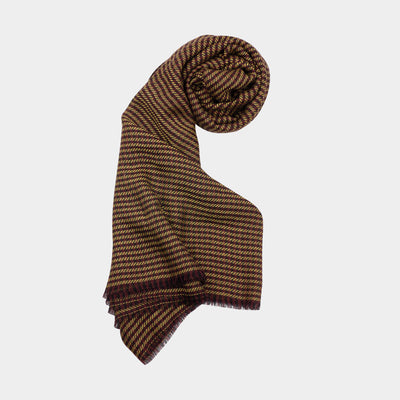 Golden Gophers Colors Maroon + Gold Cashmere Wrap