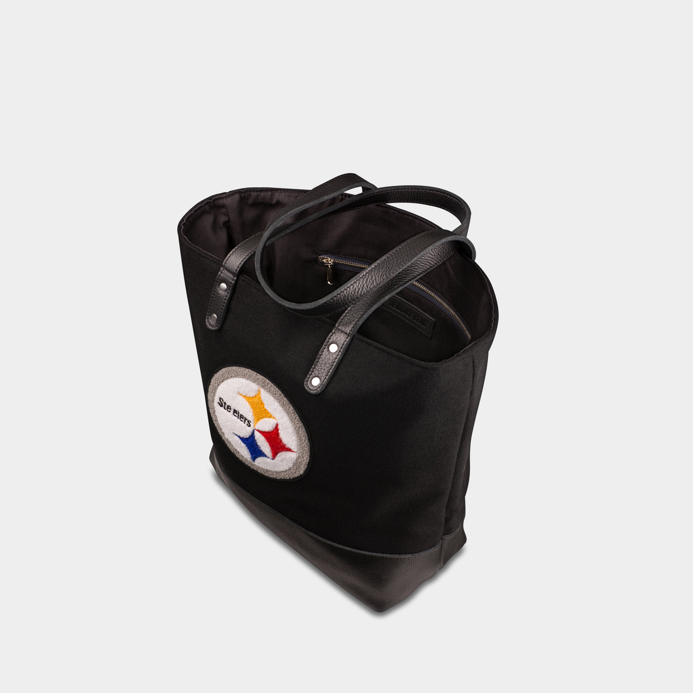 Pittsburgh Steelers "Shield" Melton Wool Tote Bag | Heritage Gear