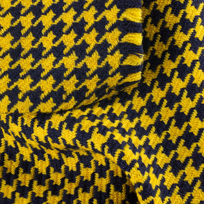 Wolverines Colors Yellow & Navy Merino Scarf | Heritage Gear