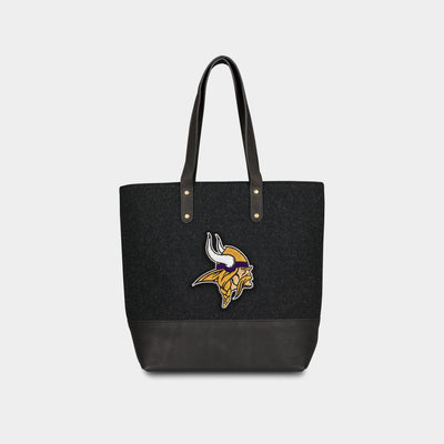 Minnesota Vikings “Viktor” Melton Wool Tote Bag | Heritage Gear