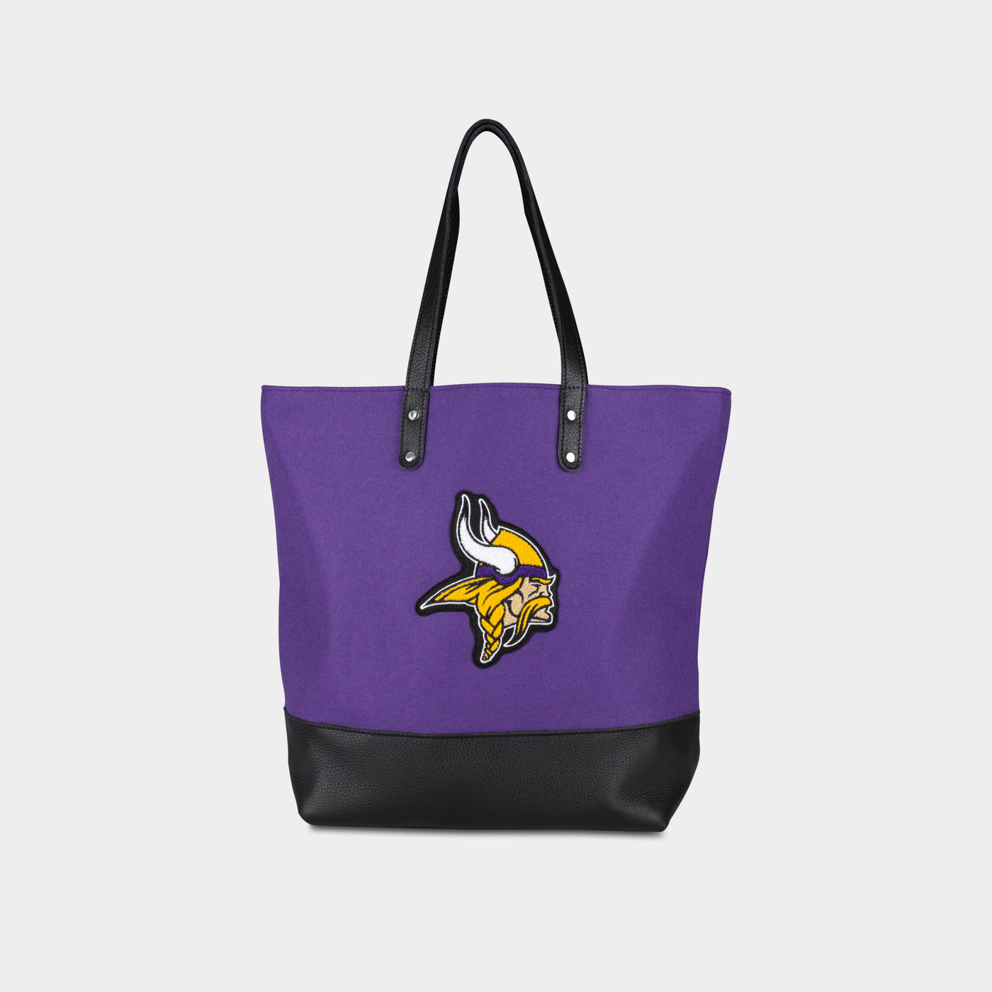 Minnesota Vikings “Viktor” Melton Wool Tote Bag | Heritage Gear