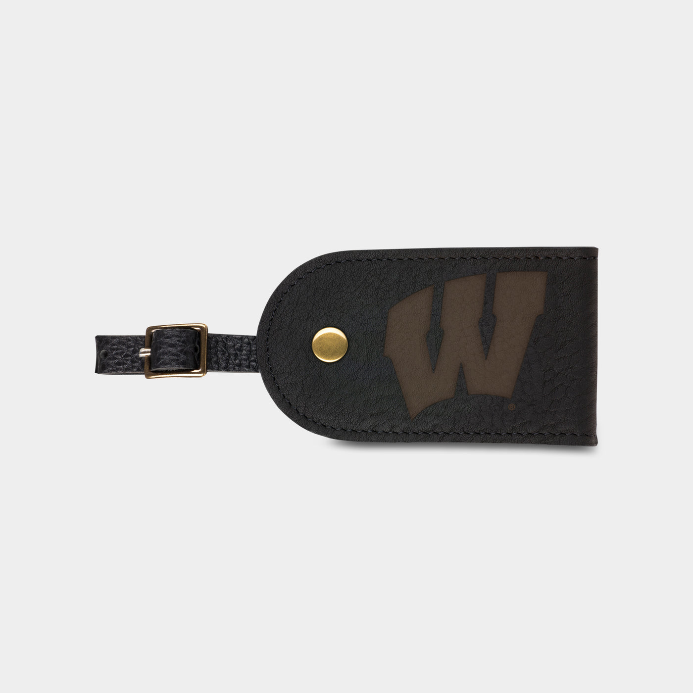 Wisconsin Badgers "W" Luggage Tag