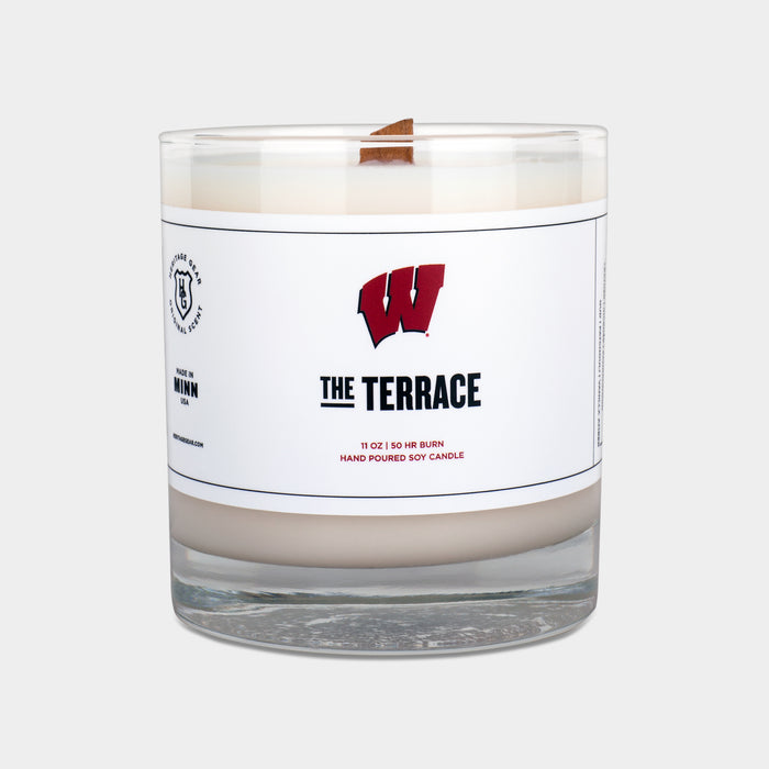 Wisconsin Badgers "The Terrace" Scented Candle